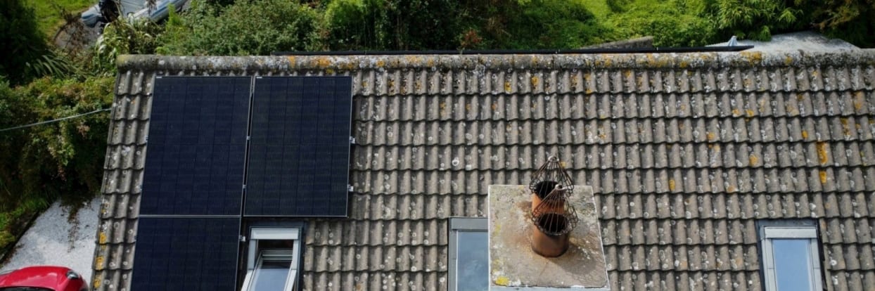 Solar on an Irish home