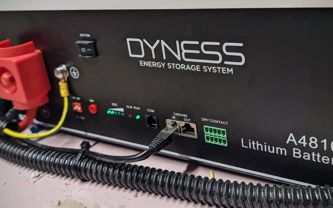Solar panel battery