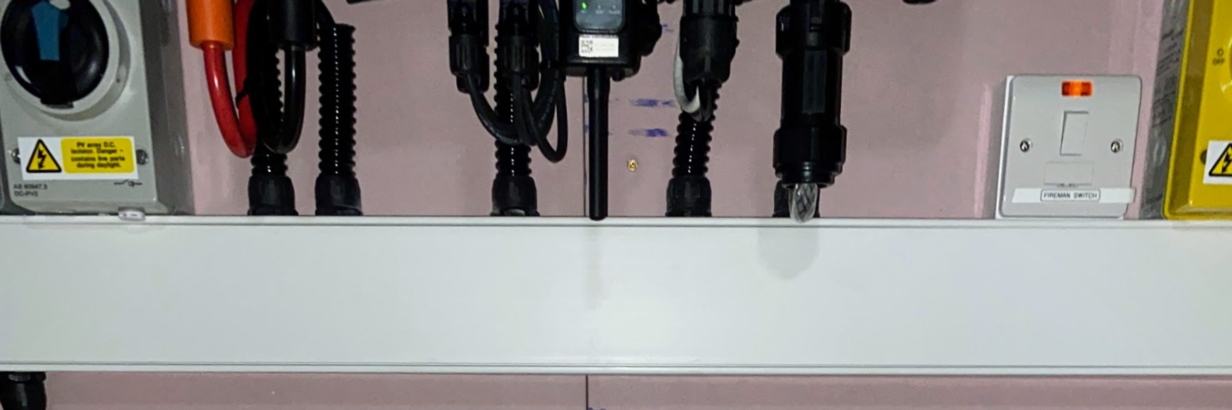 Solar battery installation