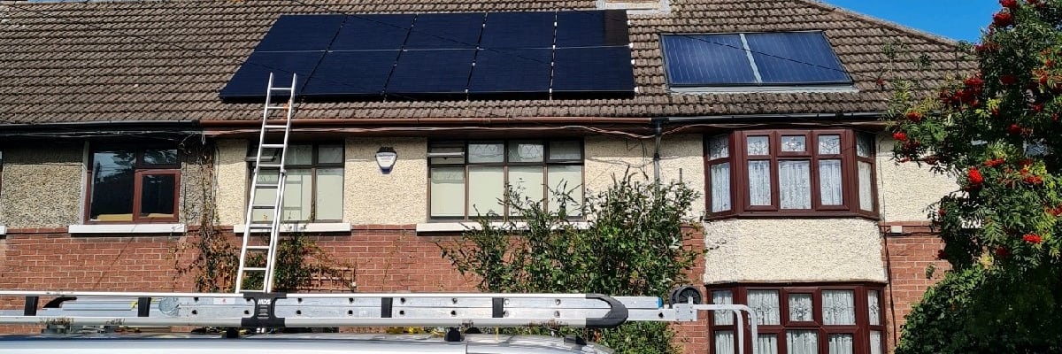 Another near south-facing PV Solar installation in Dublin