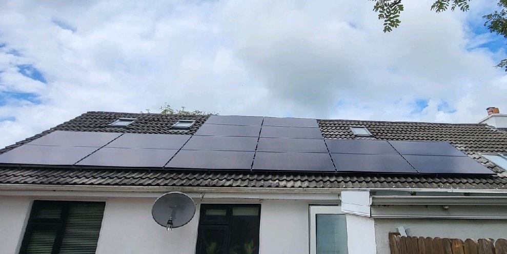 Galway solar panels installed - 16 x 435W panel system