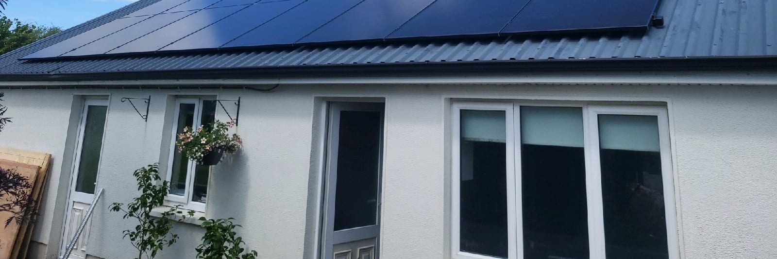 South-facing PV Solar installation in Kildare