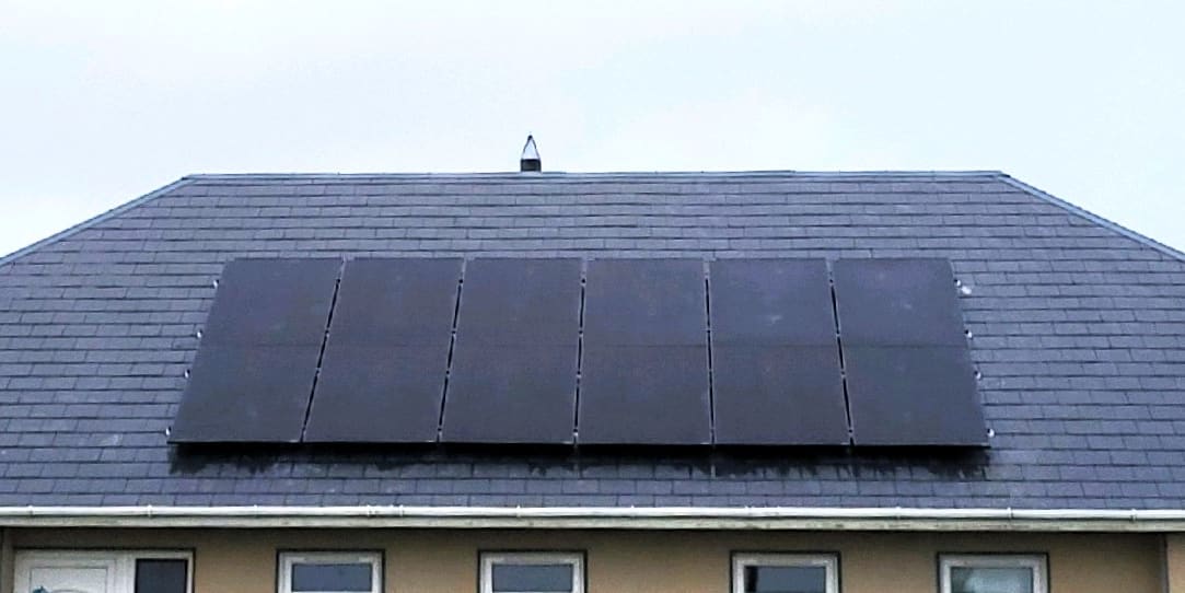 Galway solar panels installed - 12 x 430W panel panel system