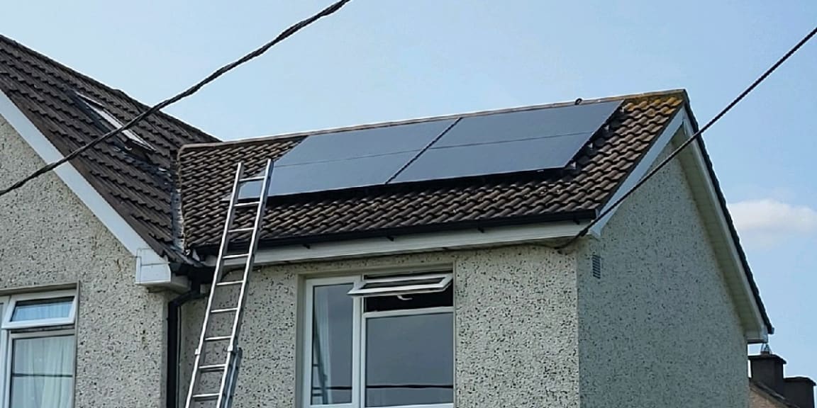 Dublin solar panels Ireland installed - 12 x 440W panel system