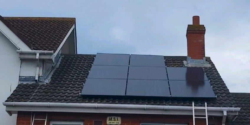 Dublin, Ireland solar panels installation - 13 x 440W panel system