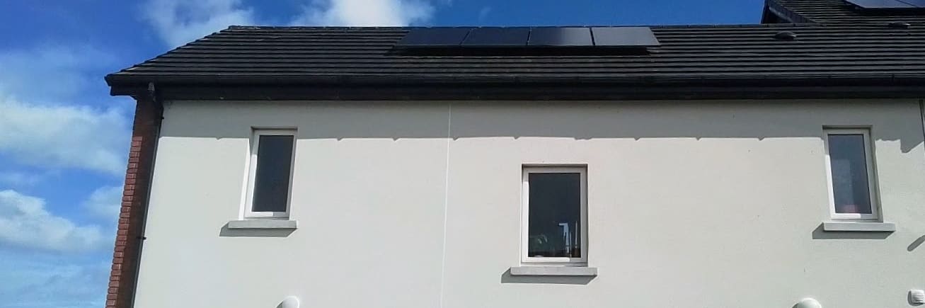 House in County Meath with 18 solar panels