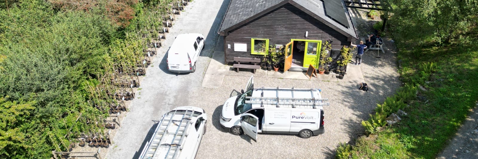 22-panel south-facing solar PV system on a property in Clare, Ireland