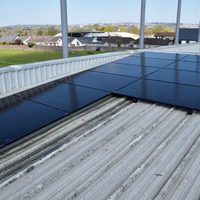 Commercial solar panels array Ireland