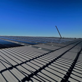 Solar Panels Industrial Roof Ireland