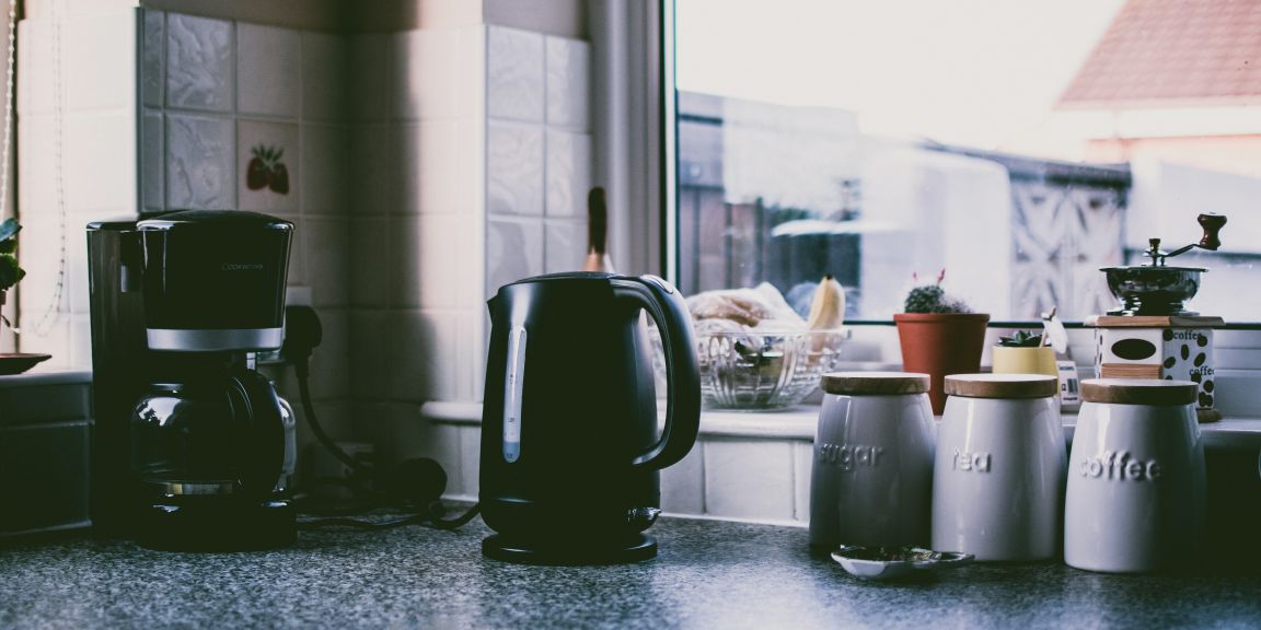 Kitchen appliances in an Irish house