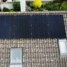 Solar Panel Ireland on a shed roof