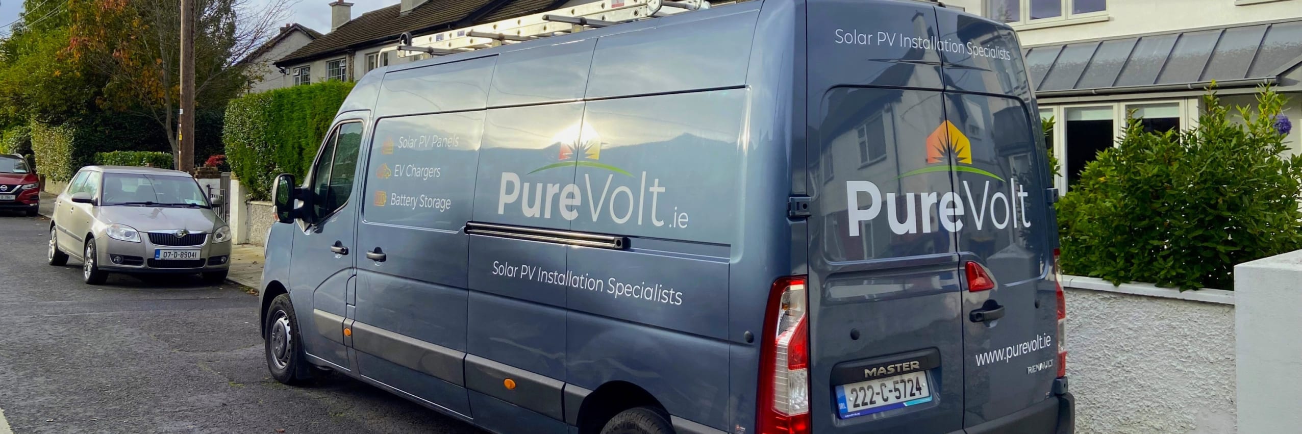 PureVolt van on the road